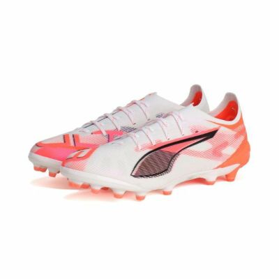 プーマ PUMA　サッカースパイク　ウルトラ 5 アルティメット 人工芝 / ULTRA 5 ULTIMATE AG　108339-01　ホワイト×レッド　特価