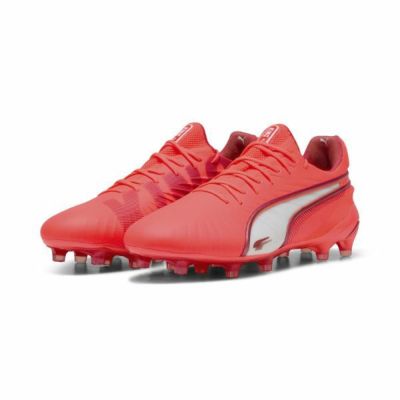 プーマ PUMA　サッカースパイク　プーマキング アルティメット 天然芝・人工芝 / PUMA KING ULTIMATE FG/AG　108303-01　グローイングレッド　特価