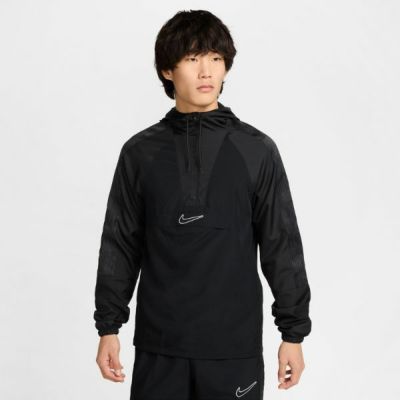 ナイキ　REPEL アカデミー＋　アノラックジャケット　HJ3751-010　撥水性 サッカートレーニングウェア