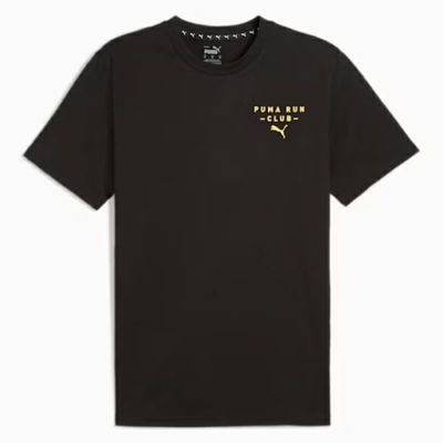 メール便発送可　プーマ　メンズ ランニング プーマ ラン クラブ 半袖 Tシャツ　526390-01　ランニングウェア　01PUMA BLA