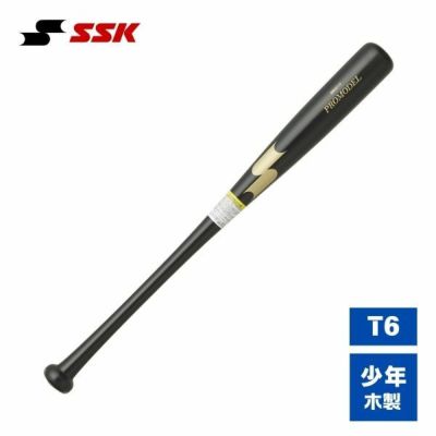 エスエスケイ(SSK)　少年軟式　木製バット　プロモデル(金本モデル)　SBB5071F-T6　ジュニア野球　(T6)ブラック