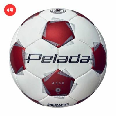 モルテン molten　ペレーダ4000　小学生用 サッカーボール(4号) サッカー検定球　F4K4000-WG　第６世代ペレーダ　ホワイト×レッド