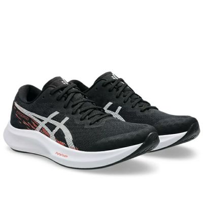 アシックス　ハイパースピード4　HYPER SPEED 4　1012B677-001　レディスランニングシューズ　BLACK/WHITE