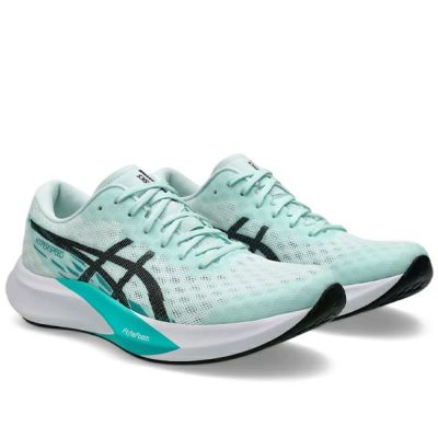 アシックス　ハイパースピード4　HYPER SPEED 4　1012B677-400　レディスランニングシューズ　SOOTHING SEA/BLACK