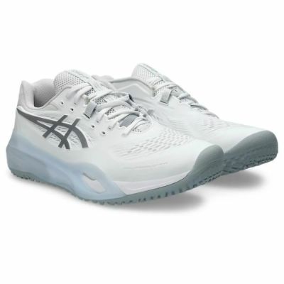 アシックス ASICS　GEL-RESOLUTION X OC（オムニ・クレー）WIDE　1041A486-101　テニスシューズ　WHITE/PURE SILVER　ワイド幅　メンズ