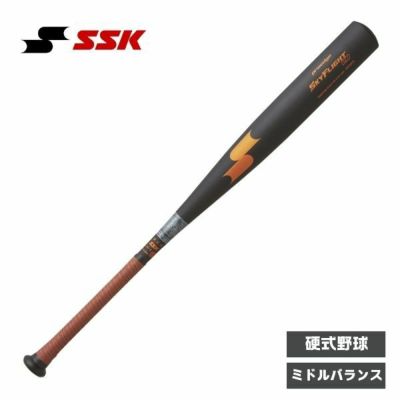 エスエスケイ(SSK)　硬式金属バット　ビートフライトHT2　EBB1106-9037　野球バツト　ミドルバランス　(9037)ブラック×LOゴールド