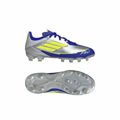 アディダス　adidas　キッズ　F50 LEAGUE MESSI HG/AG KIDS　IH0920　ジュニアサッカースパイク　メッシモデル　子供用　シルバーメタリック