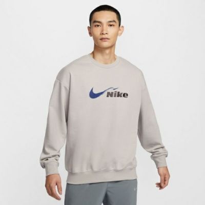 ナイキ トラック クラブ メンズ Dri-FIT ランニング フリース クルーネック ス　HV4880-009　ランニングウェア　CLGGRY/BLVOID/MEDASH