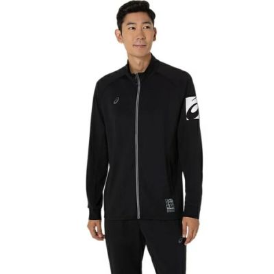アシックス　ドライストレッチニットジャケット　2031E986-001　トレーニングウェア　PERFORMANCE BLACK