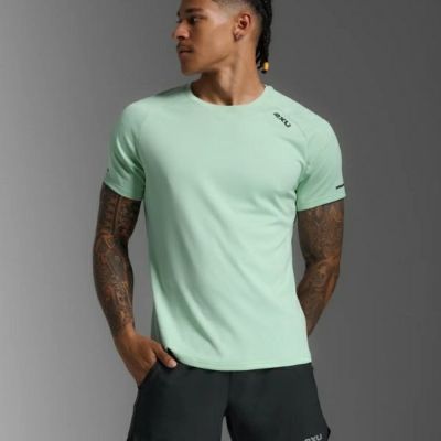 メール便発送可　２ＸＵ（ツータイムズユー）　２ＸＵ　メンズ エアロ Tシャツ MR6557A DGM/BRF　ランニングウェア