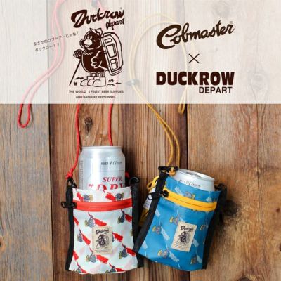 メール便発送可　ダックローデパート　COBMASTER × DUCKROW BEERKAN WALLET　DDCOB104(BLUE/WHITE)