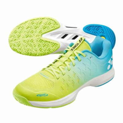 ヨネックス YONEX　パワークッションエアラスダッシュ4 GC.　SHTAD4GC-699　テニスシューズ　UNISEX(ユニセックス) 3E　オムニ・クレーコート用　ライトグリーン