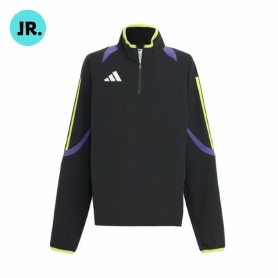 アディダス　キッズ(子供用)　F50トレーニングシャツ　OCW85-JL2990　ジュニアサッカーウェア　ブラック/パープル/イエロー