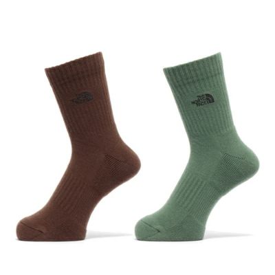 ザ・ノース・フェイス　TNF ロゴ 2P クルー（ユニセックス）　NN82310-DD　2足組ソックス
