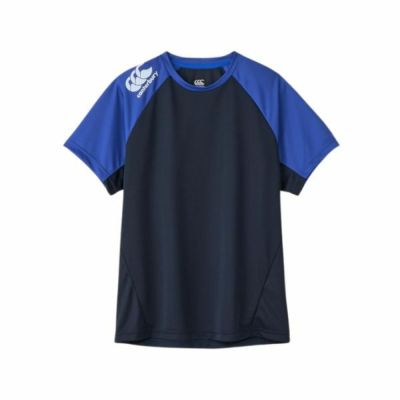 メール便発送可　カンタベリー(canterbury)　ラグビーウェア　プラクティスティーシャツ　RG325002-25　トレーニングウェア(半袖Tシャツ)　ロイヤルブルー