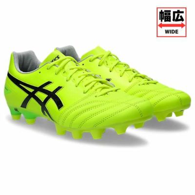 アシックス ASICS　DS LIGHT PRO WIDE / DSライト プロ ワイド　1103A110-750　サッカースパイク　ワイドタイプ(幅広/3E相当)　イエロー/ブラック