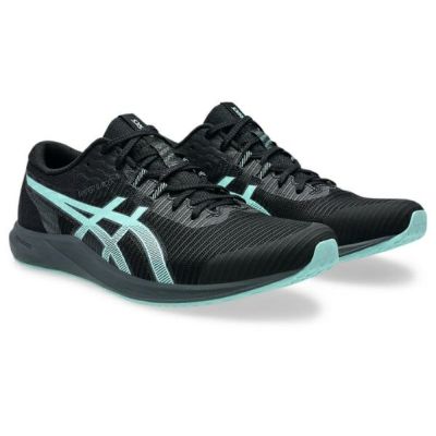 アシックス　ハイパーレーサー　HYPER RACER　1093A233-002　陸上シューズ　BLACK/ILLUMINATE MINT　長距離レーシングシューズ　【800m～10000m】
