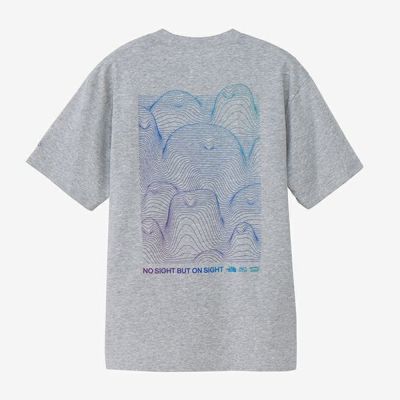 メール便発送可　ザ・ノース・フェイス　ショートスリーブTNFモンキーマジックティー（メンズ）　NT32538-Z　半袖Tシャツ　ミックスグレー
