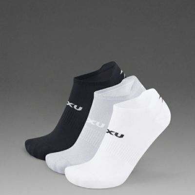 ２ＸＵ（ツータイムズユー）　２ＸＵ　３Ｐアンクルソックス　UQ6551E-TRECOL　ランニングソックス