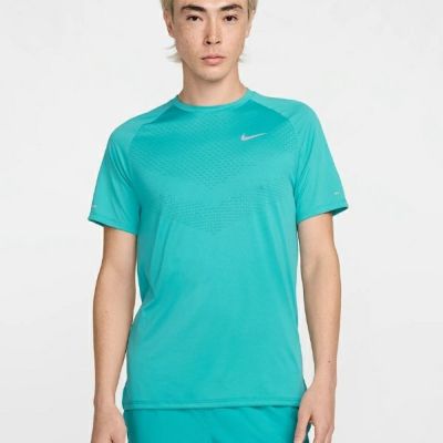 メール便発送可　ナイキ ストライド　メンズ Dri-FIT ADV ショートスリーブ ランニングトップ　HV5204-345　ランニングウェア　DUSTY CACTUS/REFLECT
