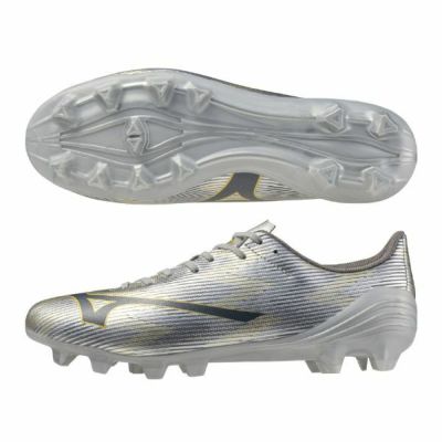 ミズノ　ミズノアルファ2 セレクト / MIZUNO α II SELECT　P1GA256504　サッカースパイク　04：ギャラクシーシルバー×ネイビー