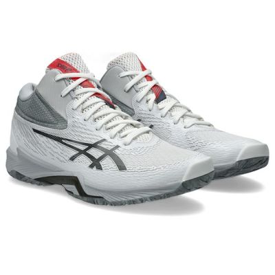 アシックス　V-スイフト FF MT 4　V-SWIFT FF MT 4　1053A064-102　バレーシューズ　WHITE/GUNMETAL
