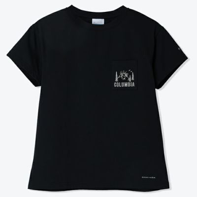 メール便発送可　コロンビア　ウィメンズヤハラフォレストポケットショートスリーブTシャツ　PL9610-010　レディス半袖Tシャツ