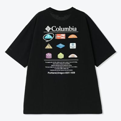 メール便発送可　コロンビア　スタックブルックグラフィックショートスリーブTシャツ　PM0785-010　半袖Tシャツ