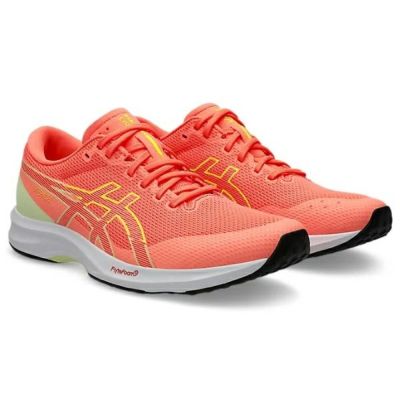 アシックス　ライトレーサー６　LYTERACER 6　1012B764-700　レディスランニングシューズ　SUN CORAL/SAFETY YELLOW