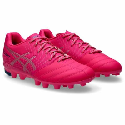 アシックス　DS LIGHT JR GS / ディーエスライト　1104A054-700　ジュニアサッカースパイク　子供用　Pink Glo/Pure Silver