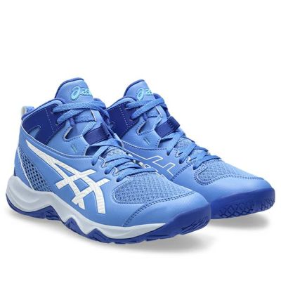 アシックス　ダンクショット MB 10　DUNKSHOT MB 10　1064A019-400　ジュニアバスケットボールシューズ　BLUE COAST/WHITE