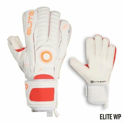 エリートスポーツ ELITE SPORT　ELITE WP　ELG-25805　サッカーGKグラブ(ゴールキーパーグローブ)　ホワイト×オレンジ