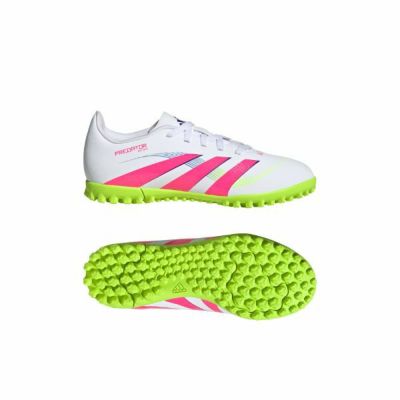 アディダス adidas　キッズ(子供用)　プレデター PUREDATOR CLUB TF(土/人工芝)　ID3806　ジュニアサッカートレーニングシューズ　ホワイト×ピンク