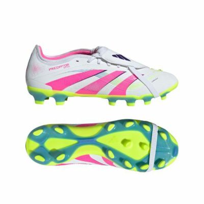 アディダス　adidas　プレデター ロングタンモデル　PREDATOR PRO FT HG/AG / 土・人工芝用　JR0444　サッカースパイク　ホワイト×ピンク×イエロー