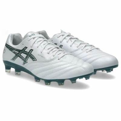 アシックス ASICS　DS LIGHT X-FLY PRO 3　1101A072-101　サッカースパイク　DSライト　ホワイト/レイニーレイク(グリーン)