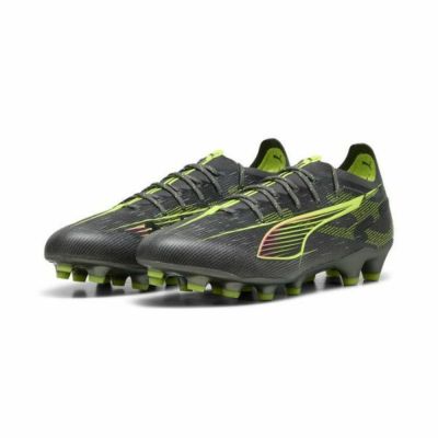 プーマ PUMA　サッカースパイク　ウルトラ 5 アルティメット 土・人工芝 / ULTRA 5 ULTIMATE HG/AG　108341-03　マットエイジドシルバー×イエロー