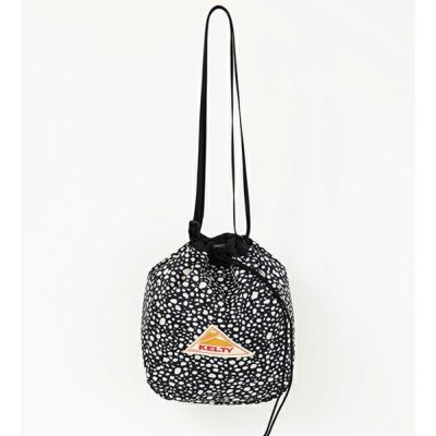 メール便発送可　KELTY（ケルティ）　デザインプリント巾着ショルダ－　32592431-Black Dalmatian　巾着ショルダ－バッグ