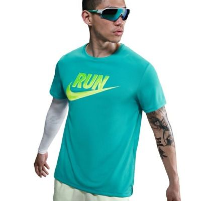 メール便発送可　ナイキ マイラー ラン エナジー　HJ3565-345　メンズ Dri-FIT ショートスリーブ ランニングトップ　DUSTY CACTUS