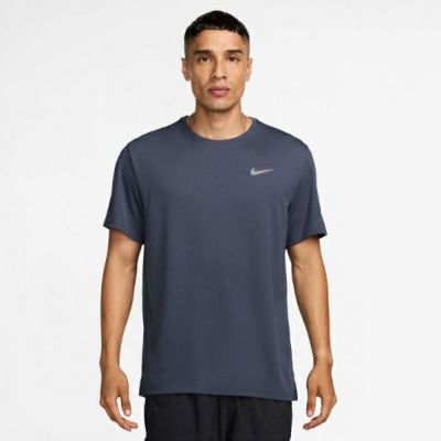 メール便発送可　ナイキ Dri-FIT UV マイラーDV9316-437　メンズ ショートスリーブ ランニングトップ　THUNDER BLUE/REFLECT