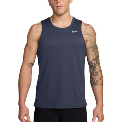 メール便発送可　ナイキ Dri-FIT マイラー　DV9322-437　メンズ ランニングタンクトップ　THUNDER BLUE/REFLECT