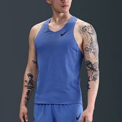 メール便発送可　ナイキ　ＤＦ　ＡＤＶ　エアロスイフト　シングレット　FN4232-411　メンズ Dri-FIT ADV ランニングシングレット　COMET BLUE/BLACK