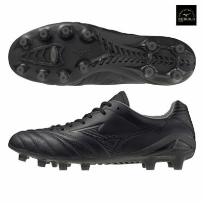 【限定カラー/P1GA255200】ミズノ　モナルシーダNEO III JAPAN Ltd　サッカースパイク　「REBUILD PROJECT」　00:DNAブラック