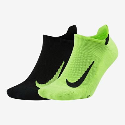 ナイキ　マルチプライヤー ランニング ノーショウ ソックス (2足)　SX7554-930　ランニングソックス