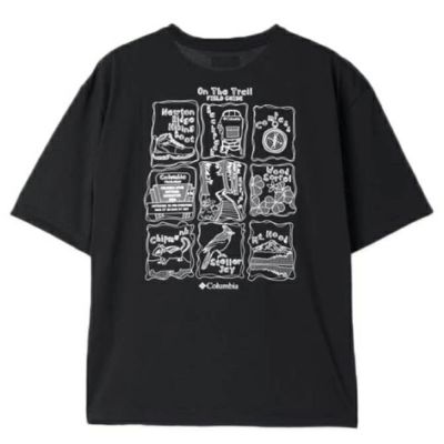 メール便配送可　コロンビア　シダートレイルバックグラフィックTシャツ　AE3185-011　半袖Tシャツ