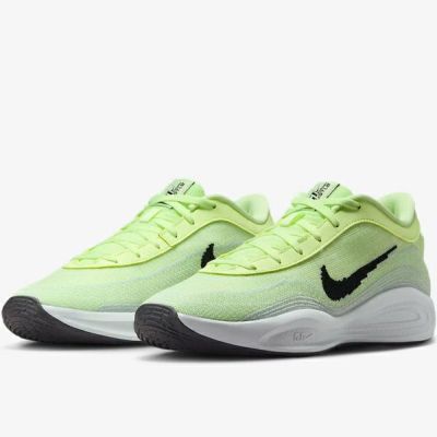 ナイキ　G.T. ハッスル アカデミー EP　FJ7808-701　バスケットボールシューズ　BARELY VOLT/DK GREY-