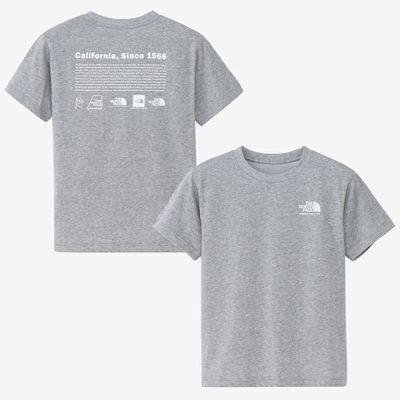メール便配送可　ザ・ノース・フェイス　ショートスリーブヒストリカルロゴティー（キッズ）　NTJ32356-Z　半袖Tシャツ