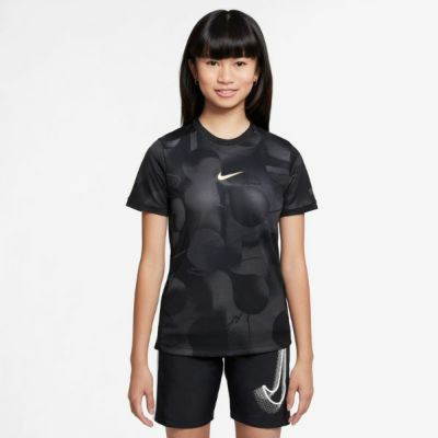 メール便発送可　ナイキ NIKE　ジュニア Dri-FIT アカデミー＋ サッカートップ　HJ3723-010　子供用トレーニングウェア(半袖シャツ/練習着)　ブラック