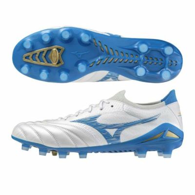 【限定カラー/P1GA244025】ミズノ　モレリアネオIV β JAPAN　サッカースパイク　25:スーパーホワイトパール×レーザーブルー