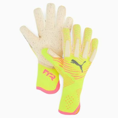プーマ(PUMA)　ゴールキーパーグローブ　フューチャー アルティメット NC 　042064-02　サッカーGKグラブ　イエロー×オレンジ