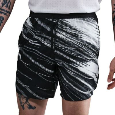 メール便発送可　ナイキ ストライド　IB7929-025　メンズ Dri-FIT 18cm ランニングショートパンツ (インナー付き)　PTNDST/MULTIC/OFFNOR